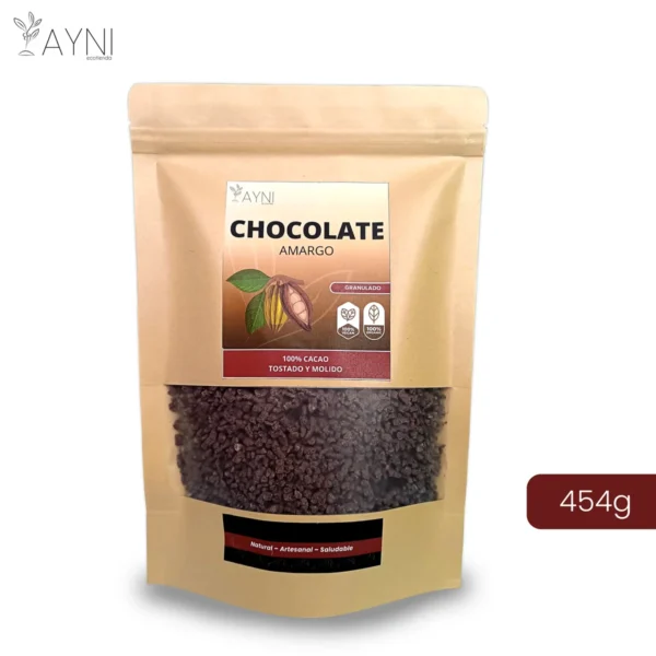 Chocolate Amargo Organico 454g